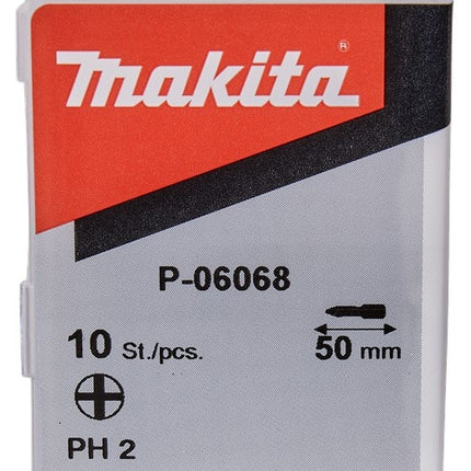 Makita Schroefbit Ph2X50Mm 1/4 - P-06068