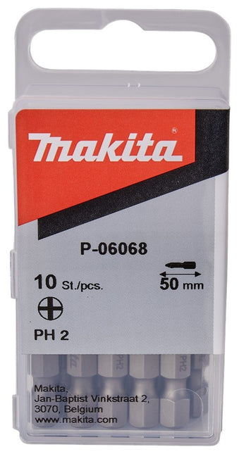 Makita Schroefbit Ph2X50Mm 1/4 - P-06068