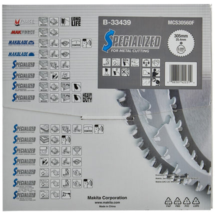 Makita Zaagb Met. 305X25,4X2,1 60T 0G - B-33439