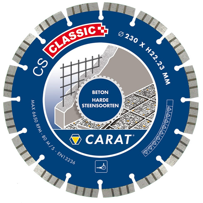 Carat Diamantzaag Beton Ø125X22,23mm  -  Type CS Classic - CSC1253000